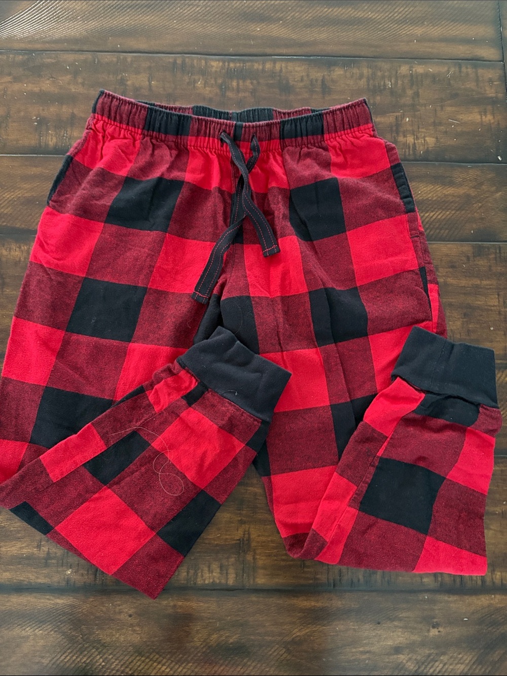 Old Navy Red and Black Buffalo Plaid Flannel Pajama Pants